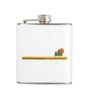 Skagit Valley Provincial Park Pine Trees Sun Hip Flask