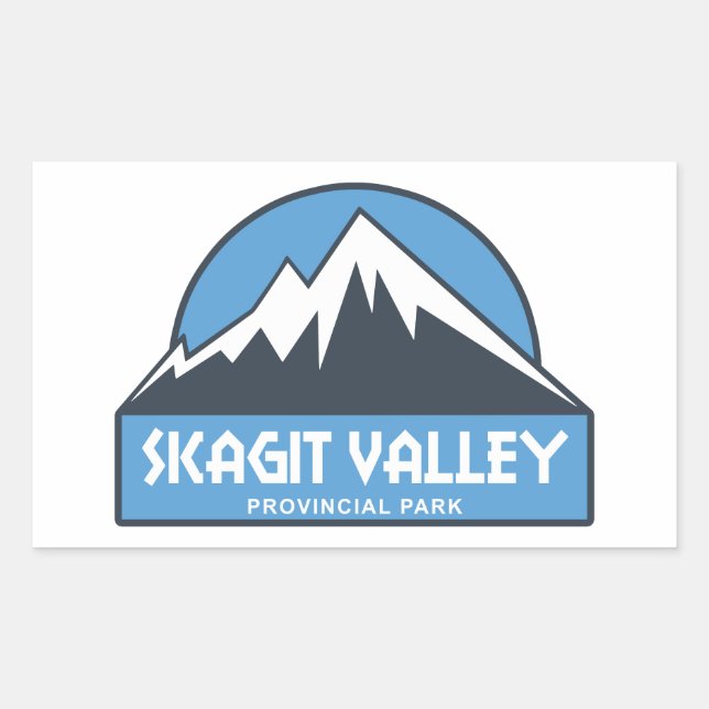 Skagit Valley Provincial Park Rectangular Sticker (Front)