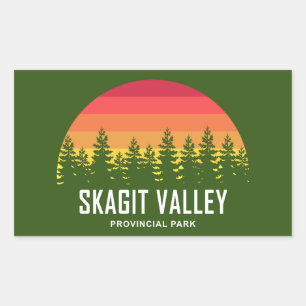 Skagit Valley Provincial Park Rectangular Sticker