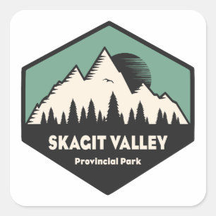 Skagit Valley Provincial Park Square Sticker