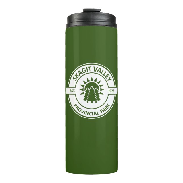 Skagit Valley Provincial Park Sun Trees Thermal Tumbler (Front)