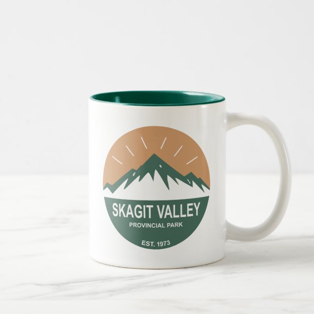 Skagit Valley Provincial Park Two-Tone Coffee Mug (Right)