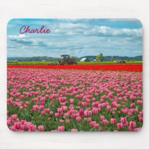 Skagit Valley Tulip Spring Mouse Mat