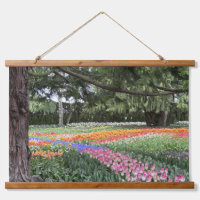Skagit Valley Tulips Tapestry Art