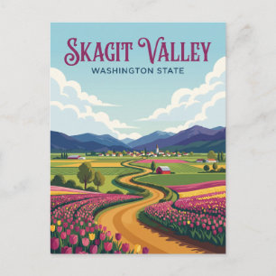 Skagit Valley USA Postcard