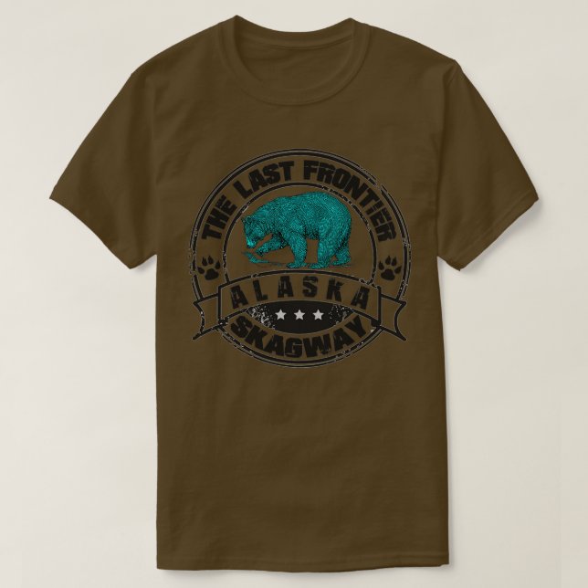 Skagway Alaska Bear T-Shirt (Design Front)