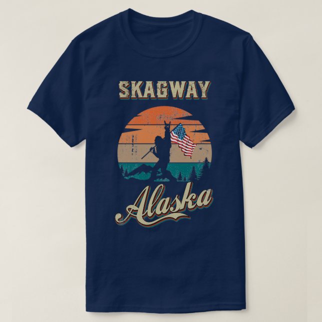 Skagway Alaska T-Shirt (Design Front)