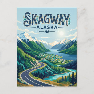 Skagway USA Postcard