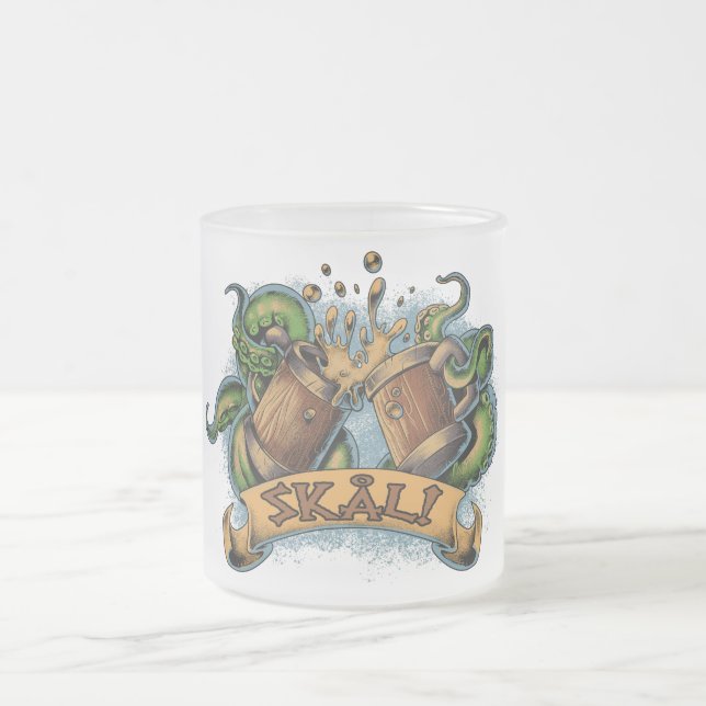 SKÅL FROSTED GLASS COFFEE MUG (Center)