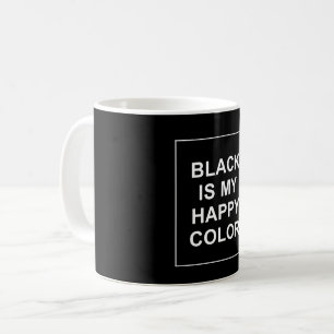 SKAM - BLACK IS MY HAPPY COLOR COFFEE MUG