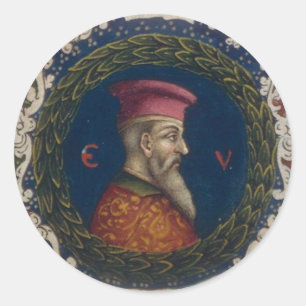 Skanderbeg Classic Round Sticker