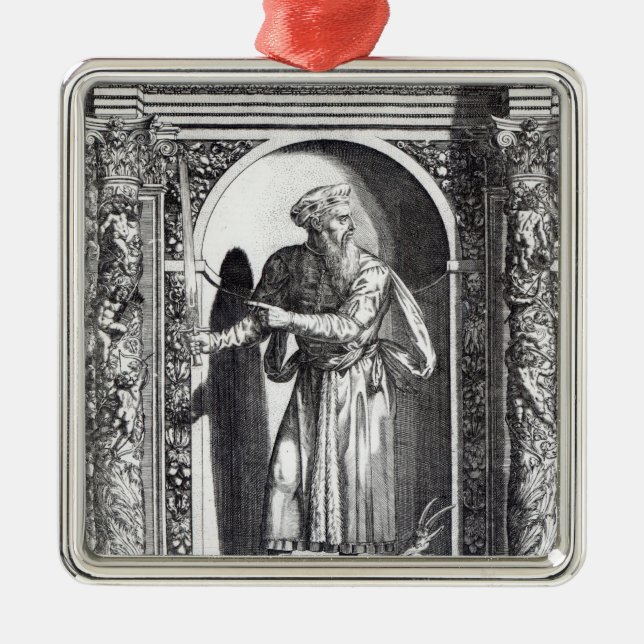 Skanderbeg Metal Tree Decoration (Front)