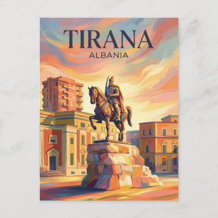 Skanderbeg Square Albania Postcard