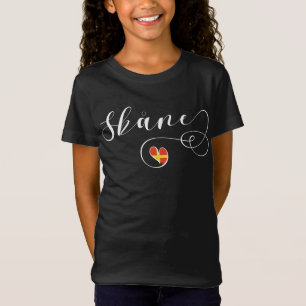 Skåne Flag Heart, Sweden, Scania T-Shirt