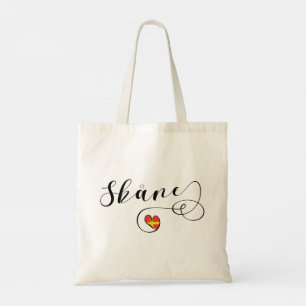 Skåne Flag Heart, Sweden, Scania Tote Bag