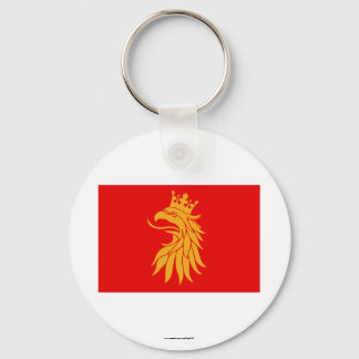 Skåne län flag key ring