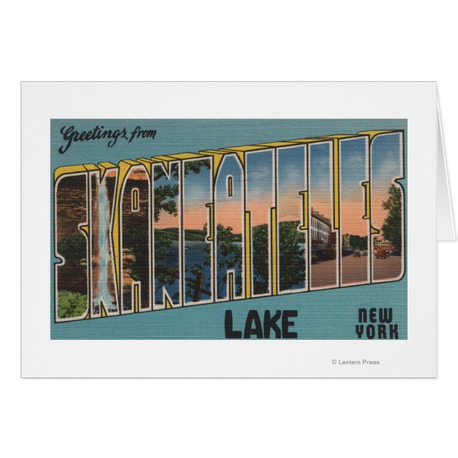 Skaneateles Lake, New York - Large Letter Scenes (Front Horizontal)