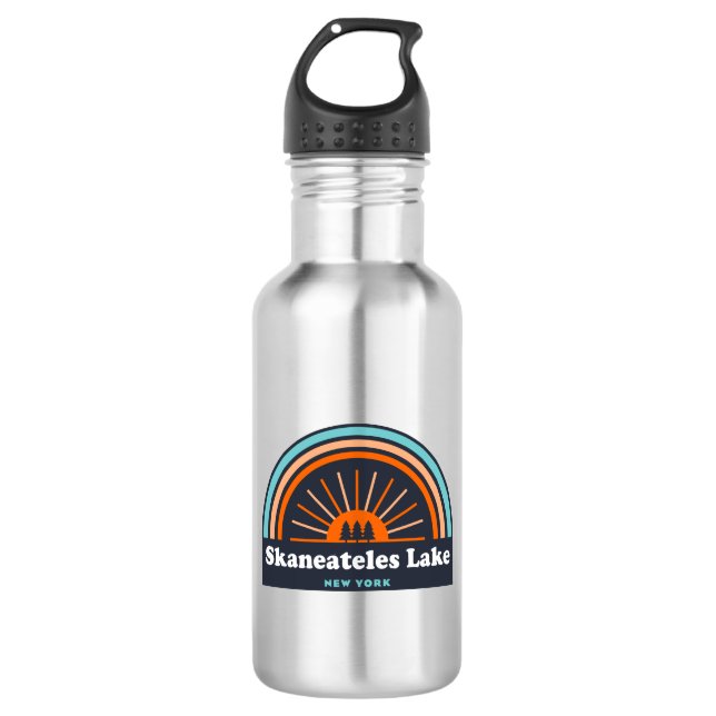 Skaneateles Lake New York Rainbow 532 Ml Water Bottle (Front)