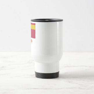 Skåneland waving flag with name travel mug