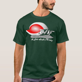SKANF No Spin Knife throwing Design Logo T-Shirt