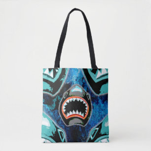 Skark Mania Funny Cartoon Illustration Tote Bag