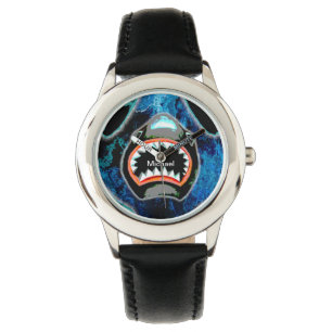 Skark Mania Funny Cartoon Illustration Watch