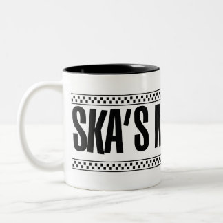 Ska's Not Dead! Two-Tone Coffee Mug
