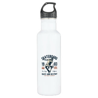 skate and destroy 710 ml water bottle