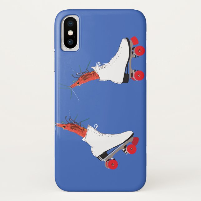 Skate Apple iPhone X, Barely There Case-Mate iPhone Case (Back)