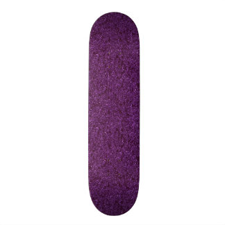 Skate Board Complete Purple Glitter Image