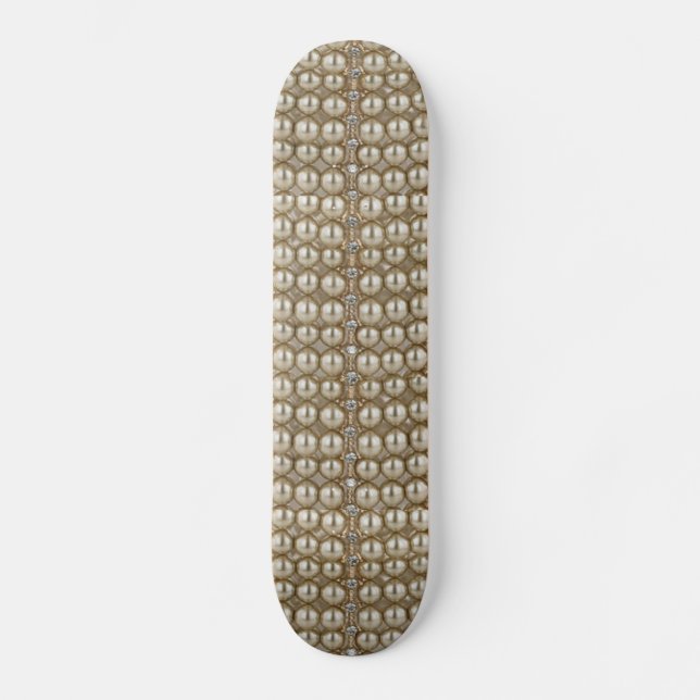 Skate Board Diamonds and Pearls (Front)
