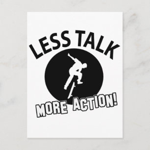 skate board more awesome postcard