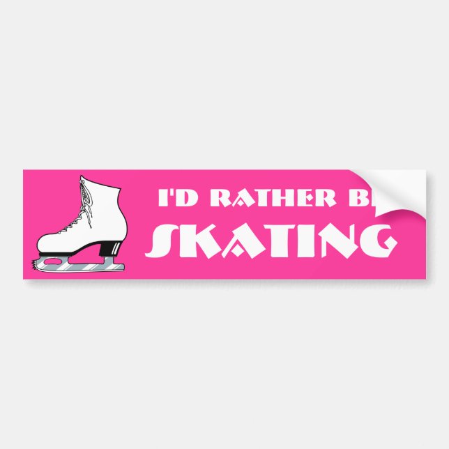 Skate Bumper Sticker (Front)