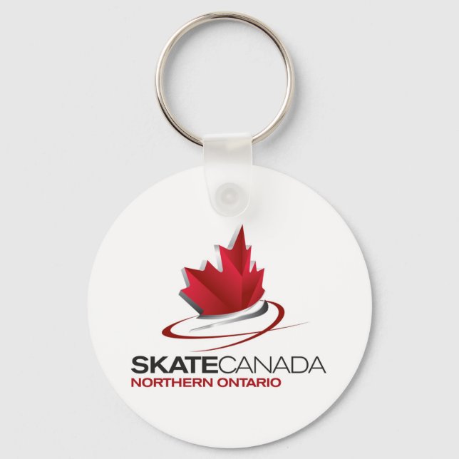 Skate Canada Northern Ontario Logo Key Ring (Front)