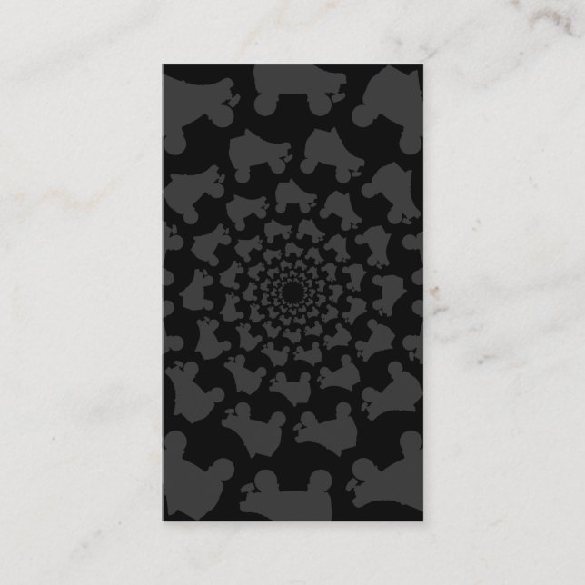 skate circle business card (Front)