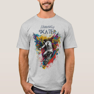Skate Culture Rebel: Bold Colours and Edgy Fashion T-Shirt