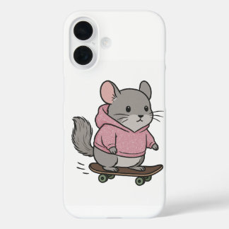 Skate Fast, Snack Faster iPhone 16 Case