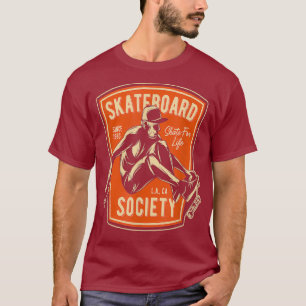 Skate For Life 1983 T Shirts for Men Boy Gift