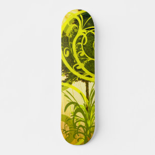 Skate Green Abstract Skateboard