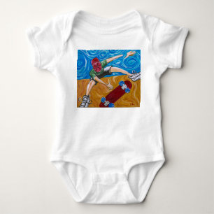 Skate Halfpipe Baby Bodysuit