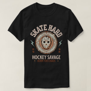 Skate Hard Hockey Savage Chaos Wear T-Shirt