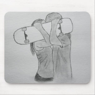 Skate Love Mouse Mat