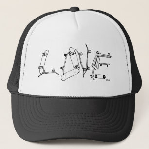 skate-love trucker hat