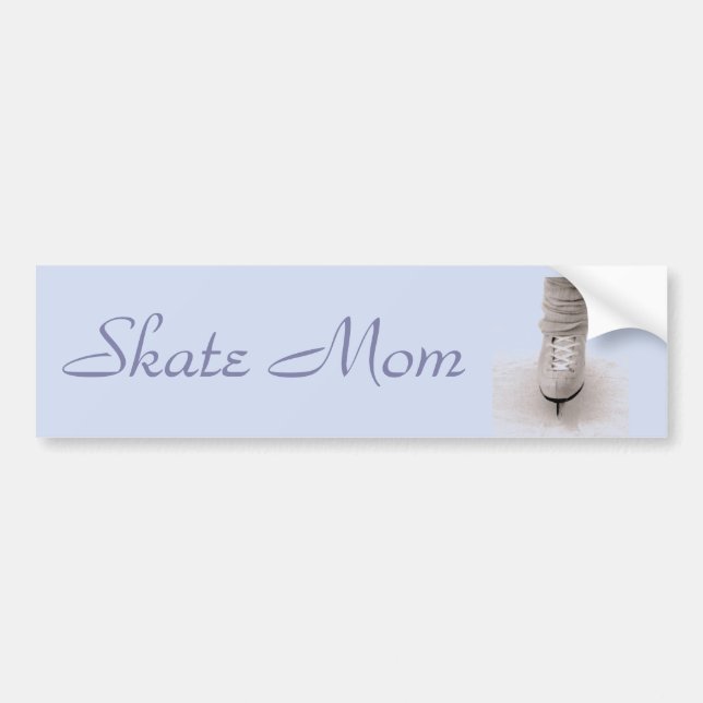 'Skate Mum' Bumper Sticker (Front)