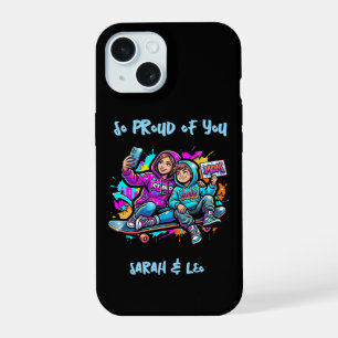  Skate Mum & Son   Glossy Tough iPhone Case