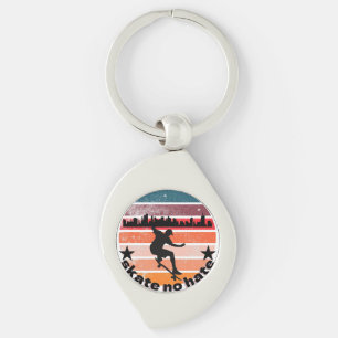 Skate No Hate Key Ring