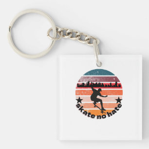 Skate No Hate Key Ring