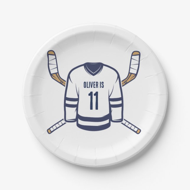 Skate on Over Ice Hockey Plate (Front)