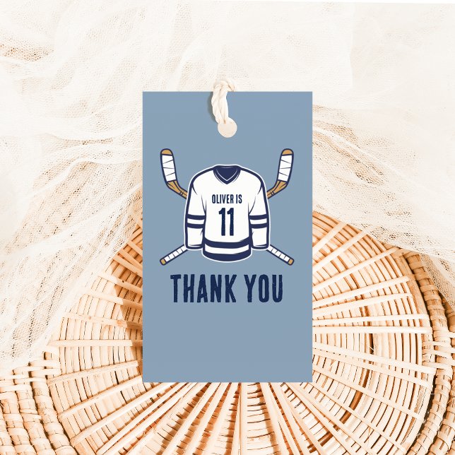 Skate on Over Ice Hockey Thank You Tag (Creator Uploaded)