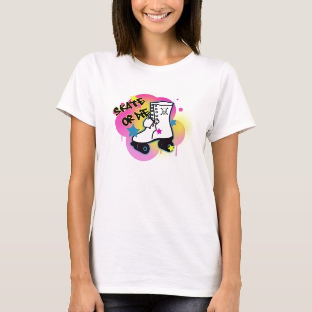 Skate or Die 80's T-shirt (Front)